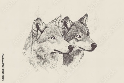 Set of animal sketches