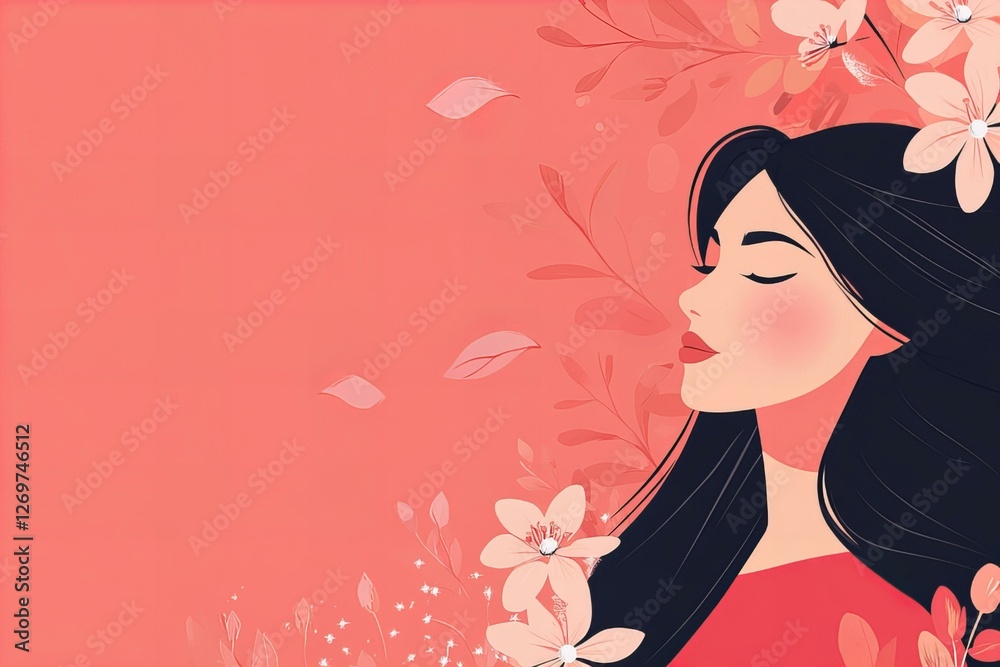 Fototapeta premium Women's Day Illustration 