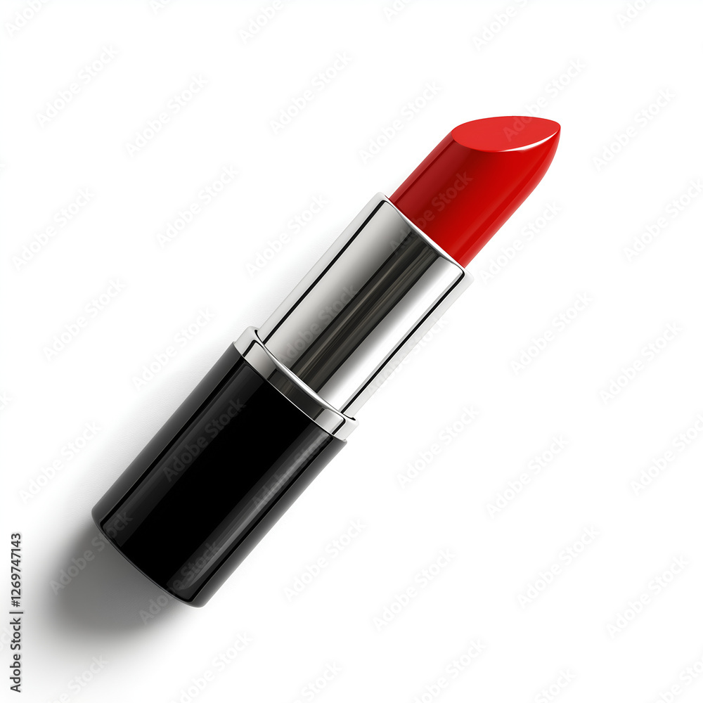 red lipstick isolated on white background red lipstick isolated on white background