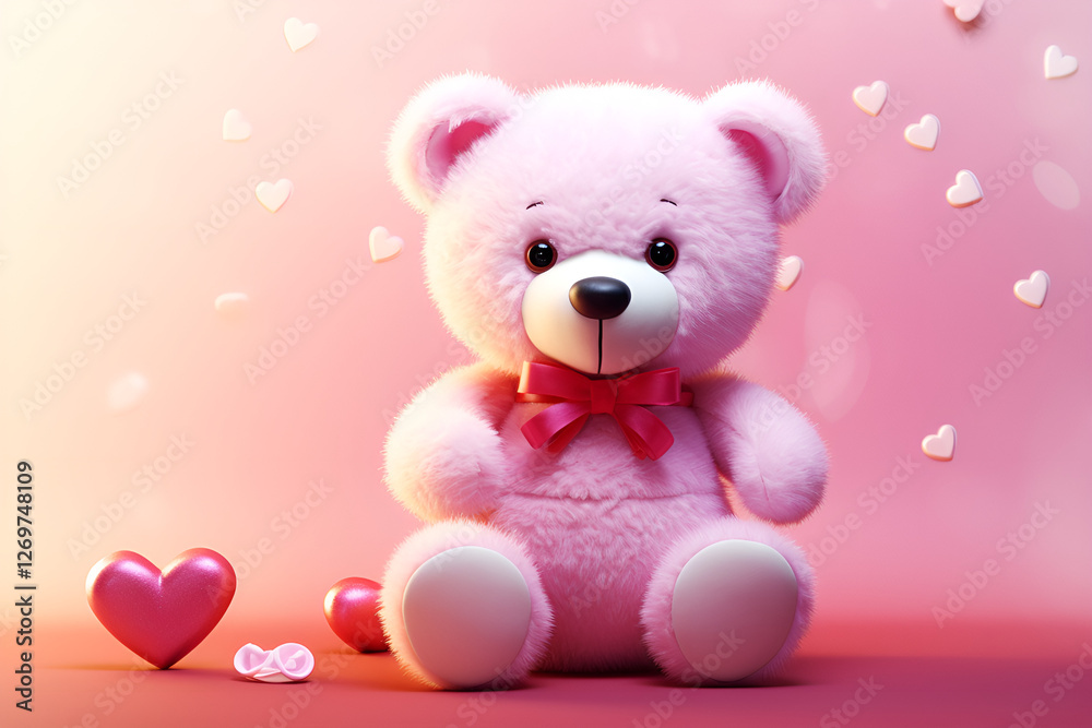 teddy bear with red heart, A pink teddy bear is sitting in front of some blown ye old eggs, A hyper realistic pink teddy white background
teddy bear with red heart, A pink teddy bear is sitting in front of some blown ye old eggs, A hyper realistic pink teddy white background
