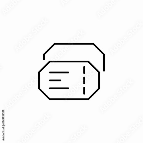 label modify icon sign vector
