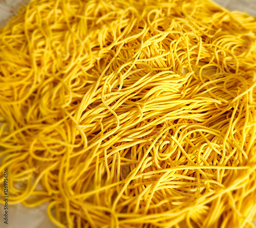 close up of pasta