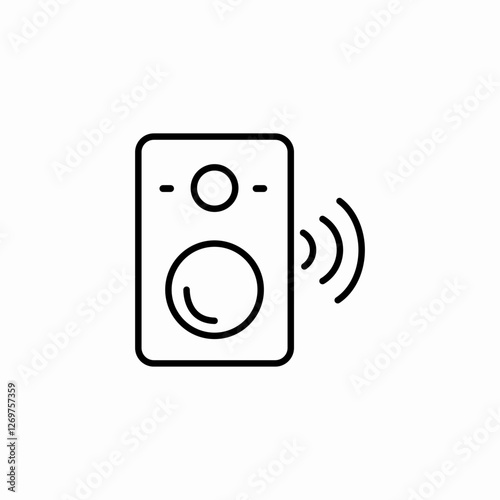 stereo sound icon sign vector