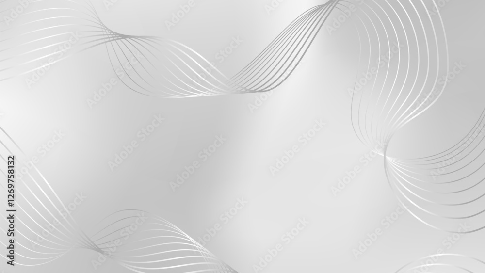 Fototapeta premium Abstract background with flowing lines vector illustration