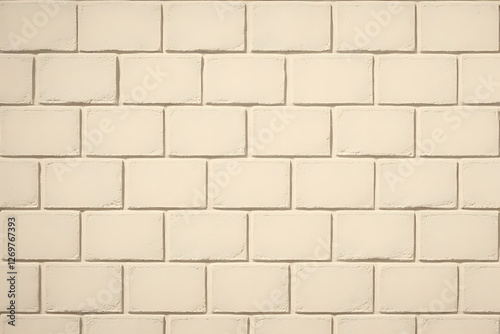textured beige brick wall with clean and modern appearance, perfect for various design applications. This versatile background adds warmth and character to any space