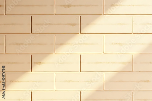 smooth, light colored wall with rectangular panels, showcasing minimalist design. soft shadows create serene atmosphere, perfect for modern interiors