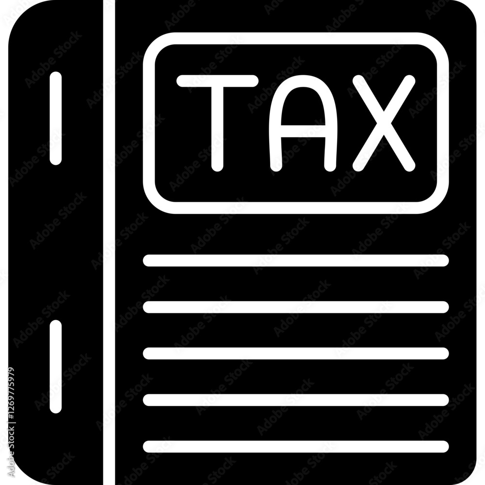 Tax Book Icon Tax Book Icon