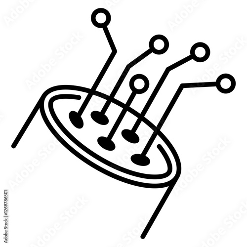 Fiber Optic Outline Icon