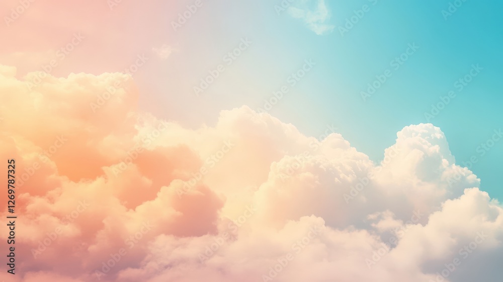 Soft Pastel Clouds Gently Fill The Sky Soft Pastel Clouds Gently Fill The Sky