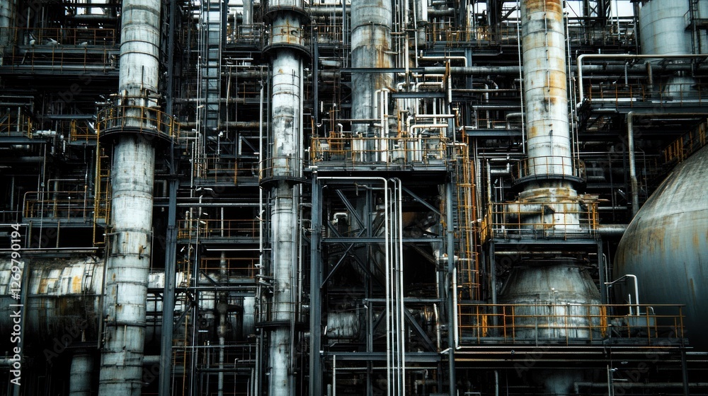 Industrial Complex Steel Pipes And Structures Industrial Complex Steel Pipes And Structures