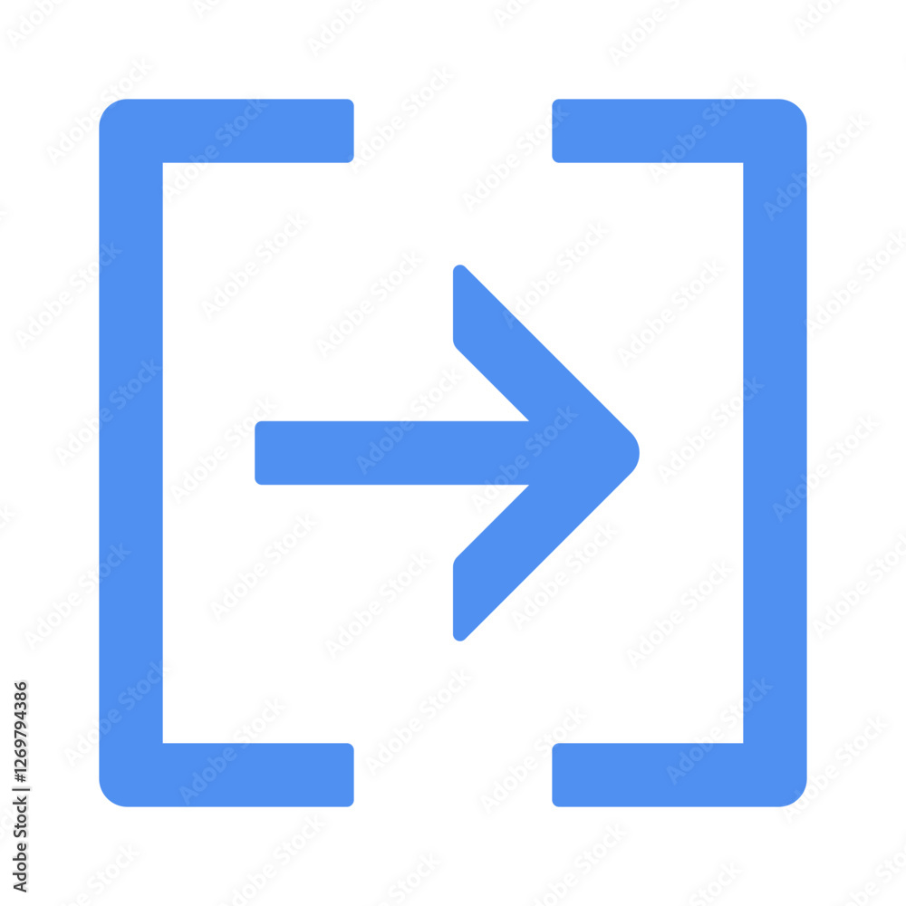 Public opinion Secretary blue outline icon pack Public opinion Secretary blue outline icon pack