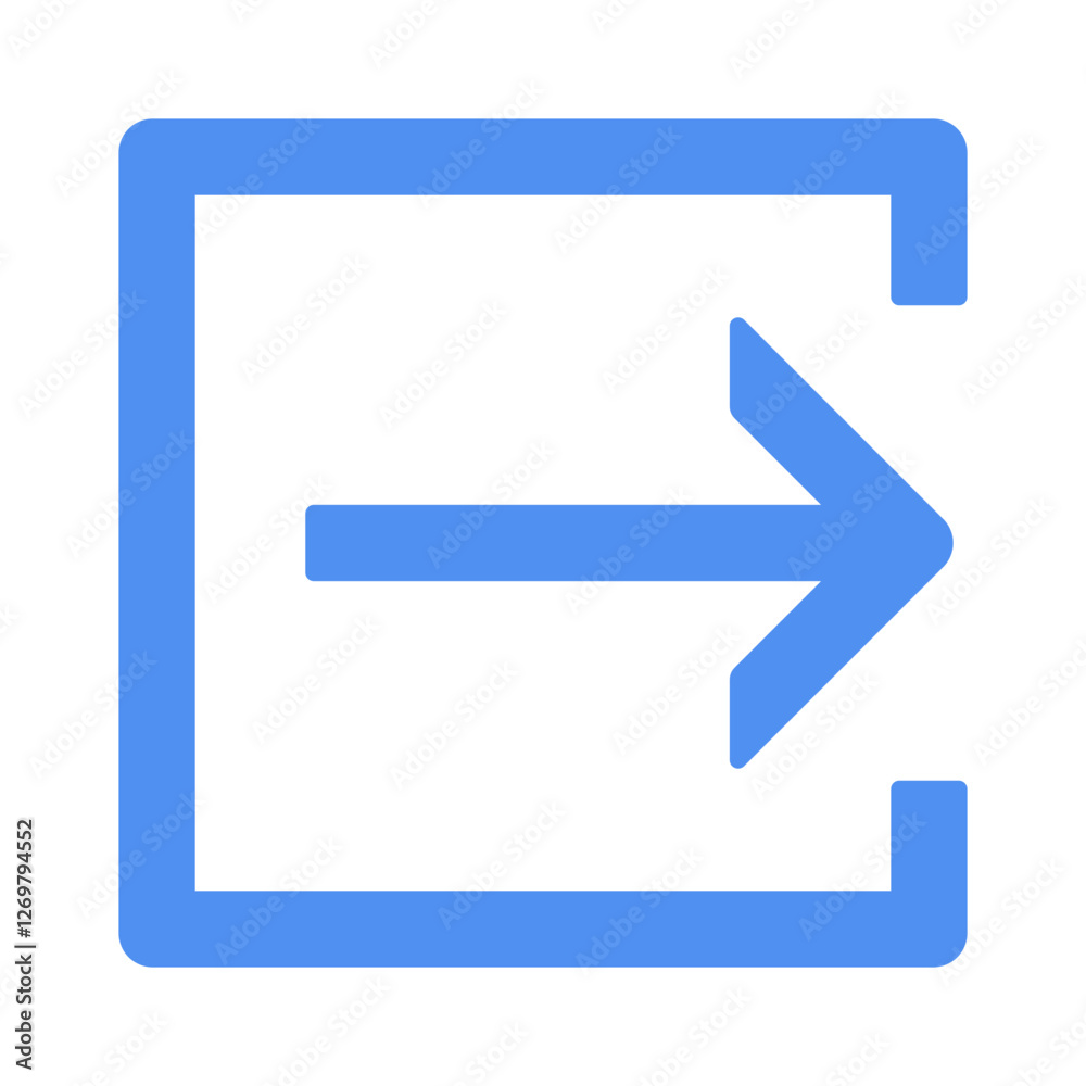 Public opinion Secretary blue outline icon pack Public opinion Secretary blue outline icon pack