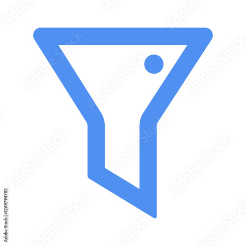 Public opinion Secretary blue outline icon pack