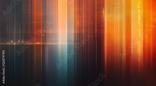 technological modern background with bright lines of light and color. Futuristic attractive background