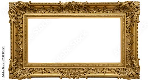quadro moldura fundo isolado 