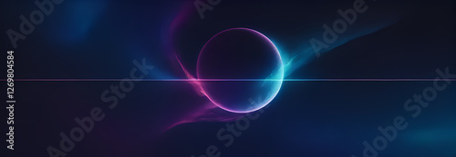illustrazione sfondo con elementi astratti e motivi geometrici a tema surreale