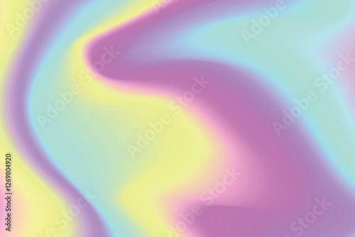 Abstract Iridescence Holographic Background Pastel Gradient. Trendy Modern Design Gradient Holographic texture