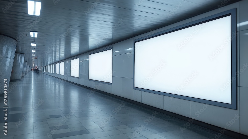 Metro Subway Ad Screen Mock Up Metro Subway Ad Screen Mock Up