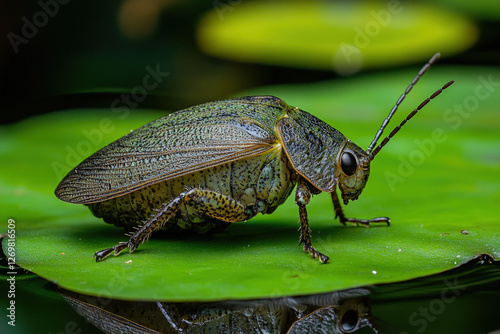 A giant water bug (Belostom...