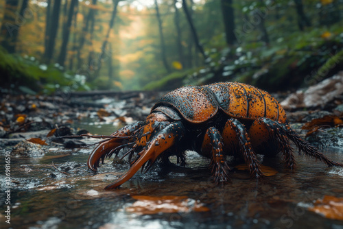 A giant water bug (Belostom...