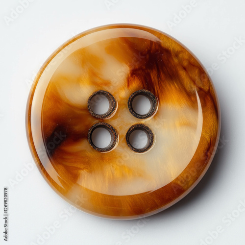 Shirt Button Isolated