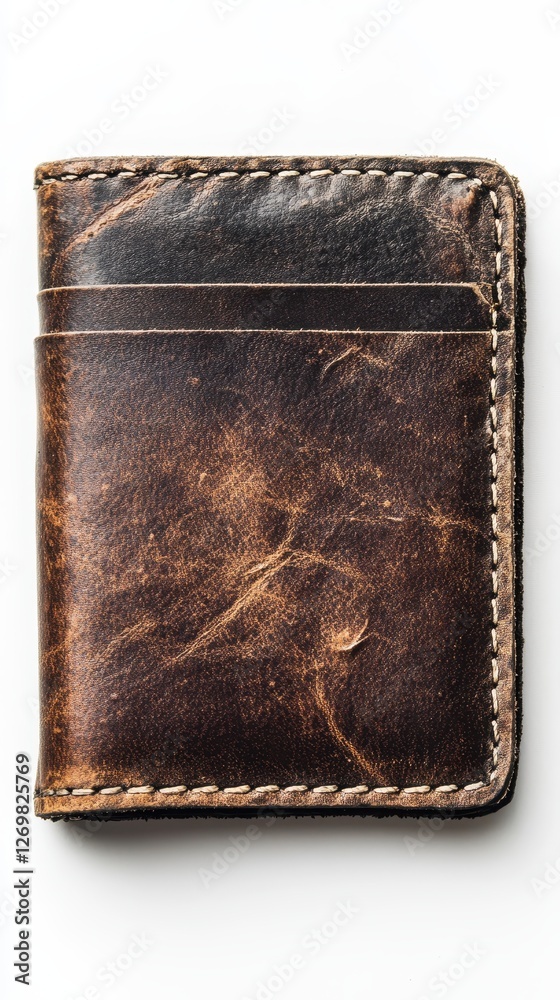 Distressed Leather Wallet: Rustic Charm and Handmade Craftsmanship Distressed Leather Wallet: Rustic Charm and Handmade Craftsmanship