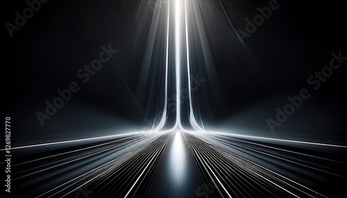 abstract background with rays