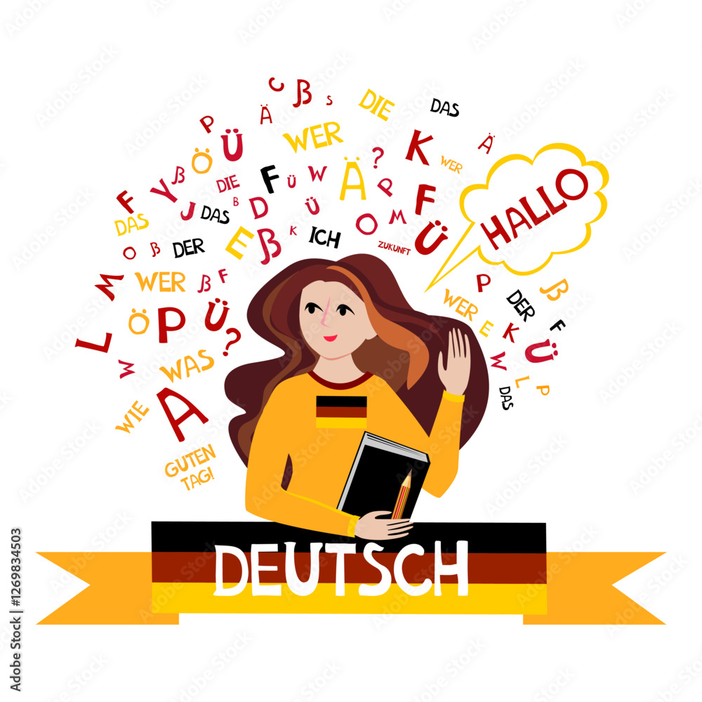 Deutsch. Translation: 