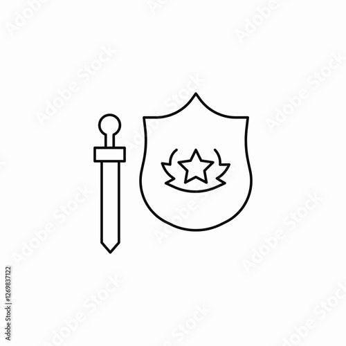 honor badges icon sign vector