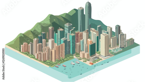Shenzhen's Vibrant Architecture from Above .eps