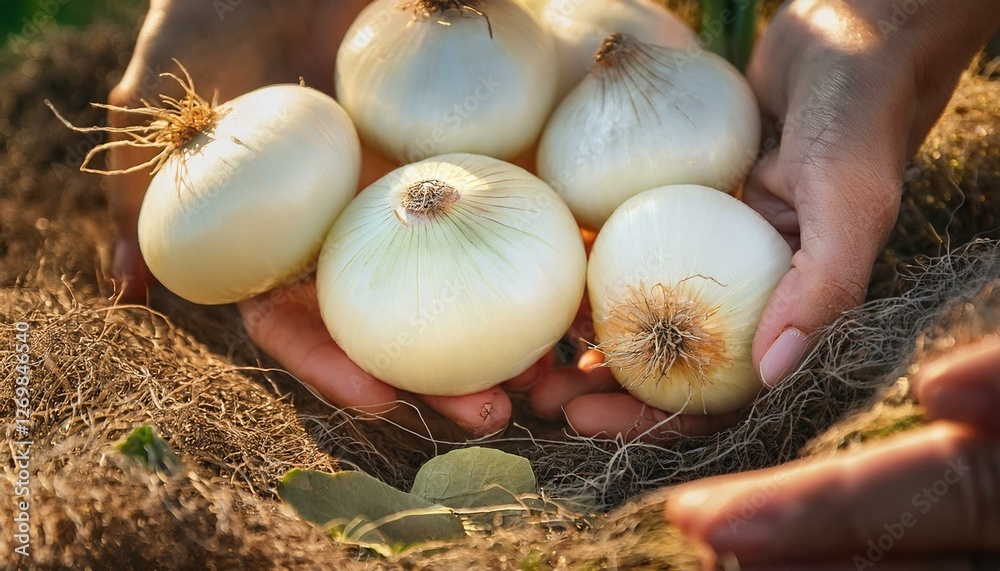 organic white onions from the farmer s market organic white onions from the farmer s market