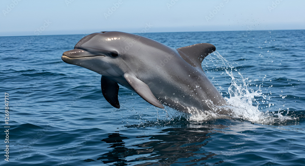 Fototapeta premium dolphin in the water