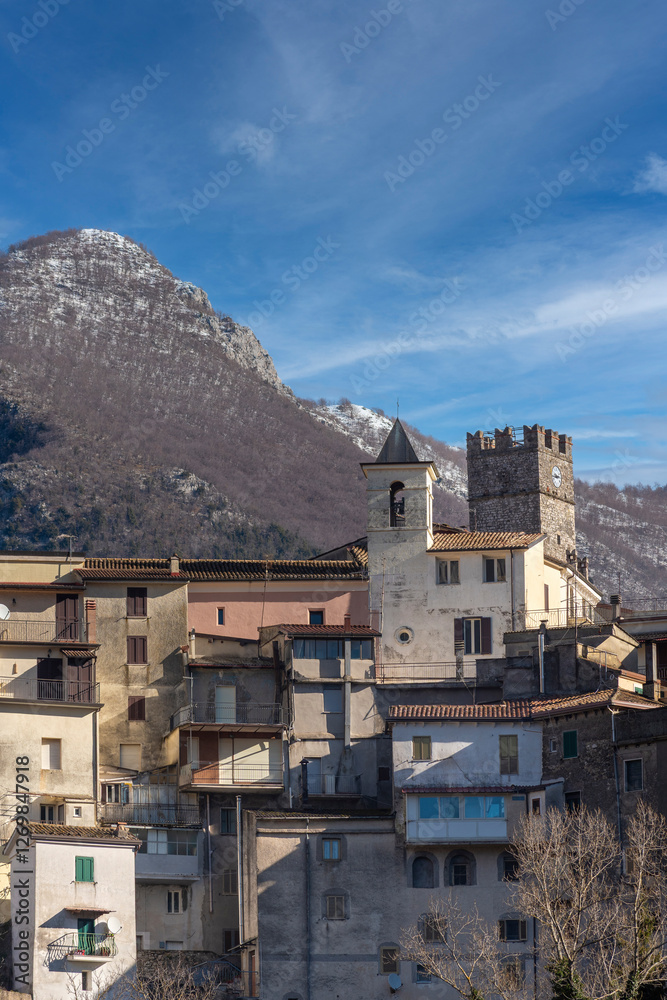 Obraz premium Vallepietra - Roma - Lazio - Italia