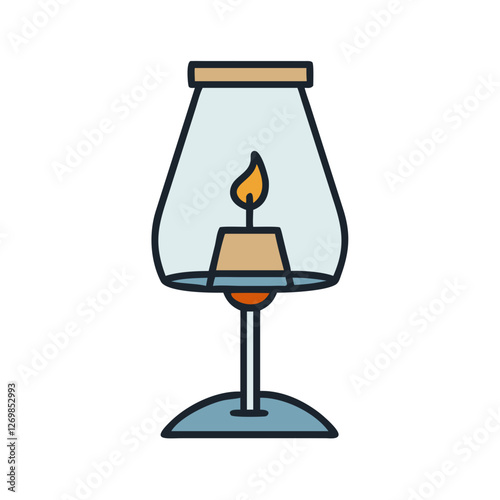 modern interior equipment. Chandeliers, lamps on desk and floor. colorful vector icon Lamp icon, on withe background 