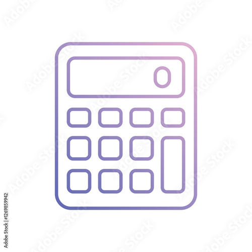 Calculator vector icon 