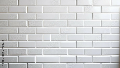 seamless white subway tile texture background clean and modern interior design detail