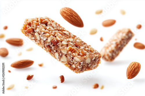 Barritas de energía hechas con almendras