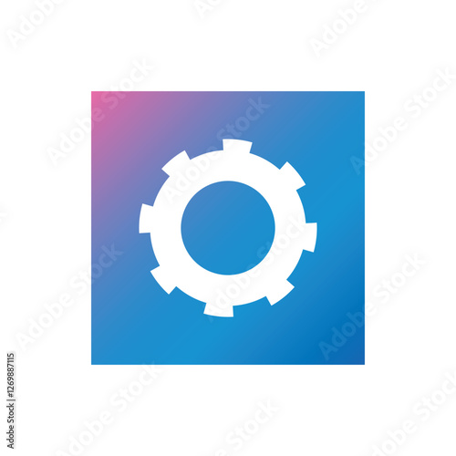 Setting gradient color icon design