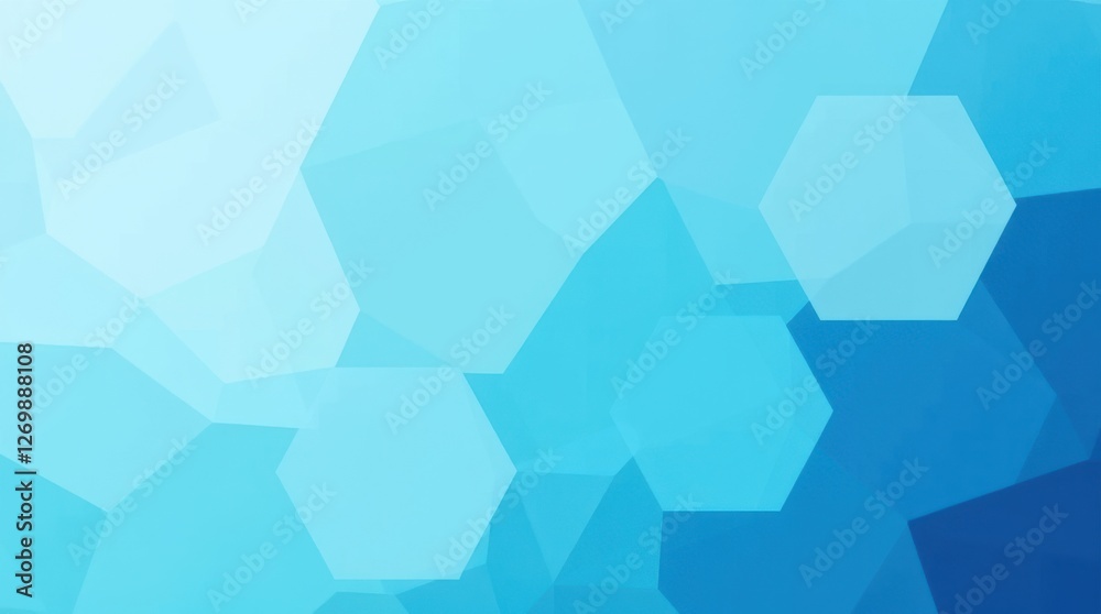 Blue abstract background featuring hexagonal shapes and geometric patterns creating a modern and dynamic design. Blue abstract background featuring hexagonal shapes and geometric patterns creating a modern and dynamic design.