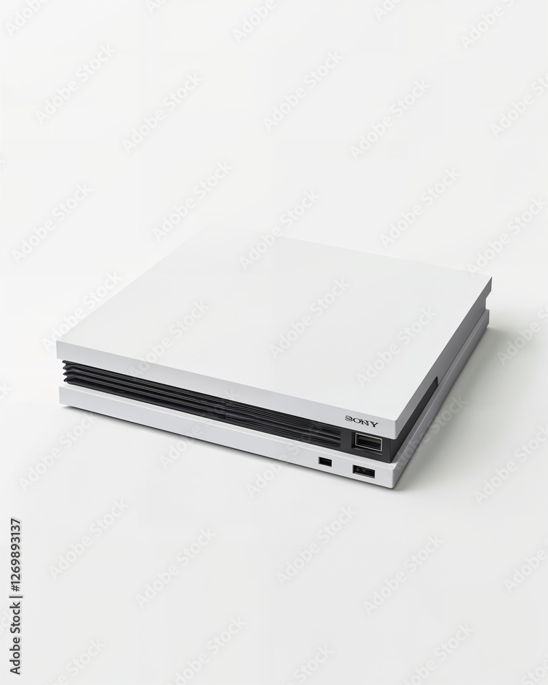 Compact gaming console designed for easy use and storage with modern aesthetics and multiple connectivity options Compact gaming console designed for easy use and storage with modern aesthetics and multiple connectivity options