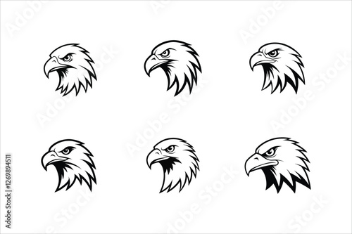 Best eagle head silhouette