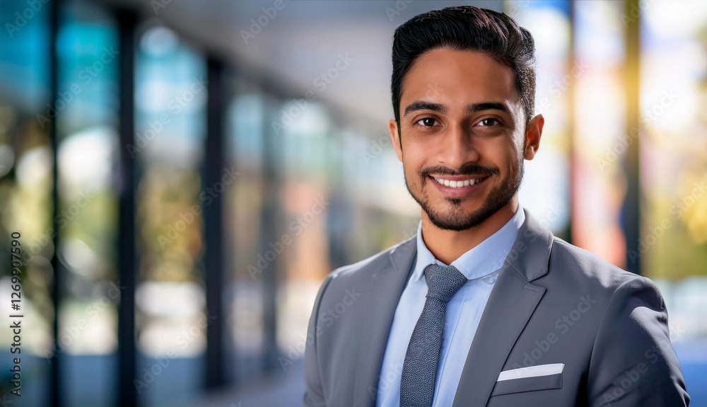 Fototapeta premium Confident Businessman Portrait