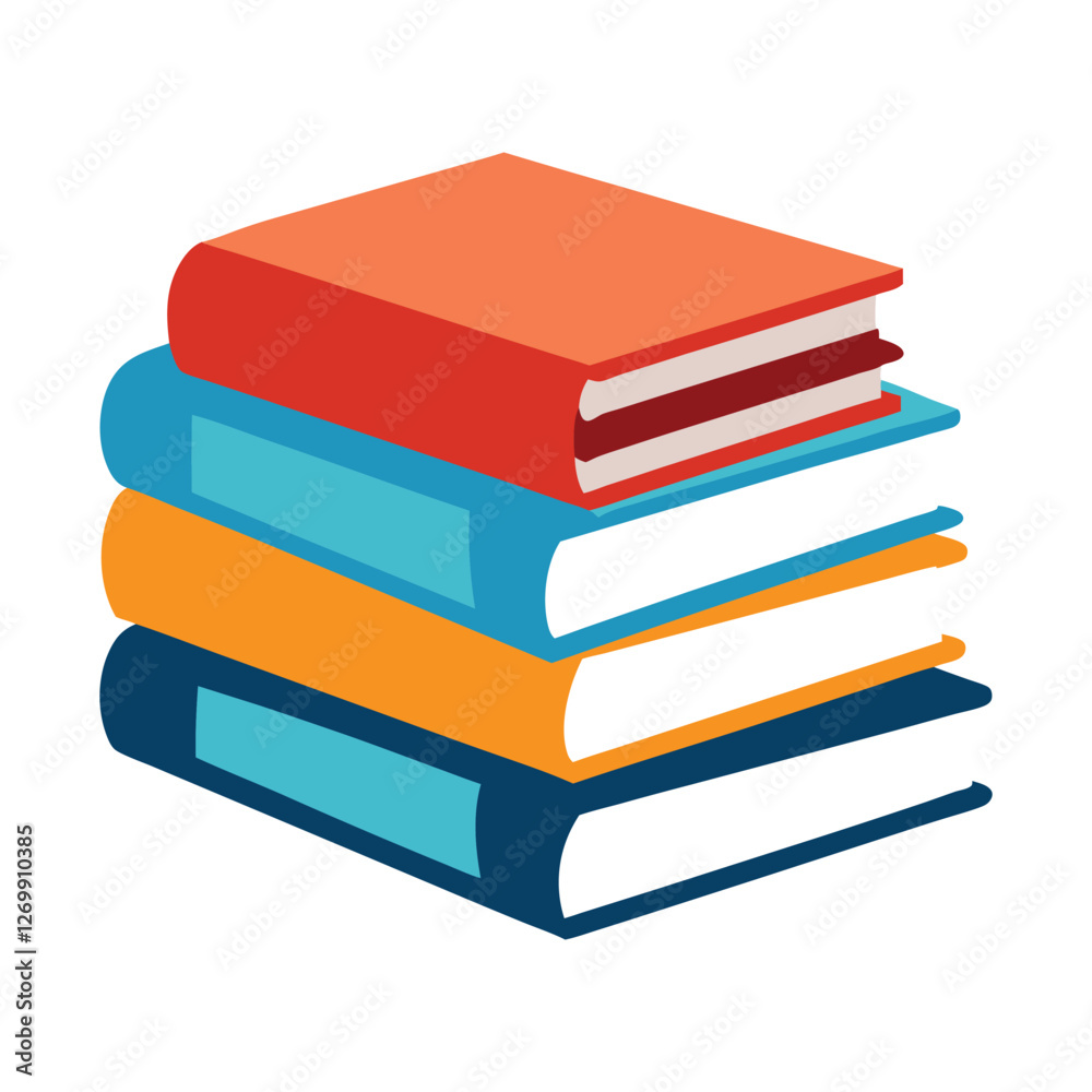 Stack of book vector art illustration Stack of book vector art illustration