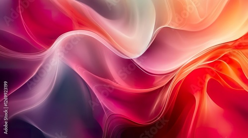 Wallpaper Mural Abstract background with smooth, flowing shapes and colors. Torontodigital.ca