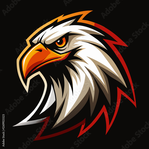 Vector eagle design for logo and mascot