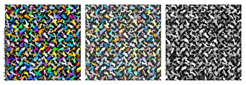 Seamless pattern, Background, Colors easily changed, Vector illustration.