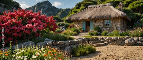 A charming stone cottage photo