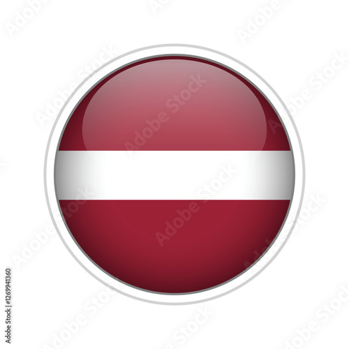 Free Download Latvia Flag Sphere Vector - GFXLoad