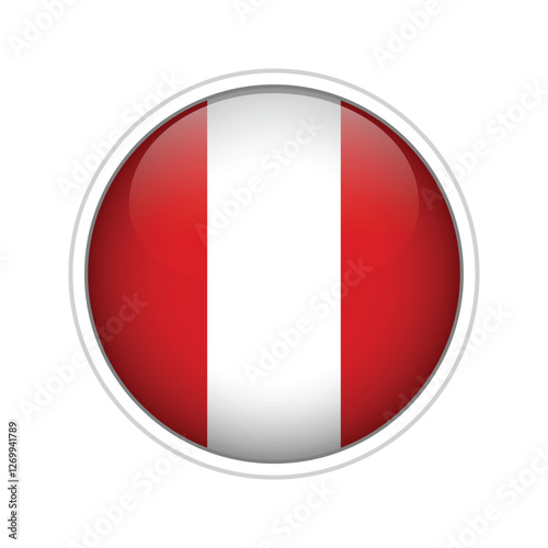 Free Download Peru Flag Sphere Vector - GFXLoad