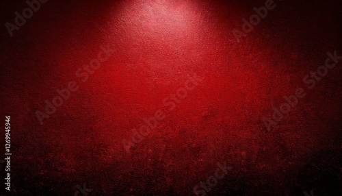 red christmas texture background with spotlight dark black border with textured vintage grunge design old elegant red backgrounds or wall with marbled stone texture and black shadow border
